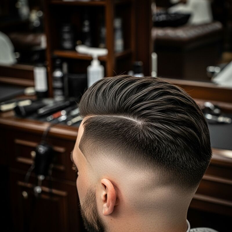 Classic fade haircut by Mac — Nashville barber