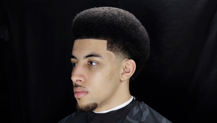 High-top fade haircut by Mac — Nashville barber